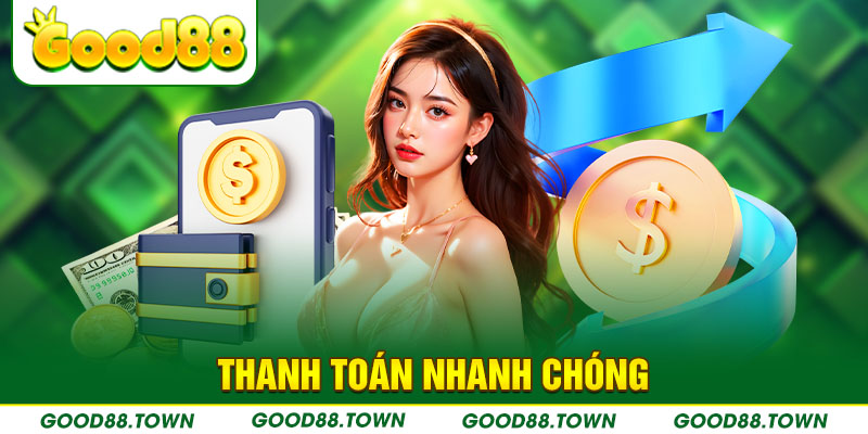 Giao dịch thanh toán tiền thưởng chỉ trong 2 phút