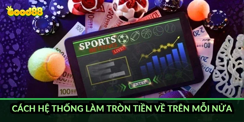 Kèo chấp 1.75 trái Good88: đêm tôi ăn mừng hụt nửa tiền 4 Cách hệ thống làm tròn tiền về trên mỗi nửa